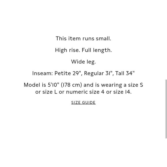 Banana Republic Linen Blend Wide Leg Pleated Black Trouser Pants 4 Petite NWT 4P - Picture 6 of 12